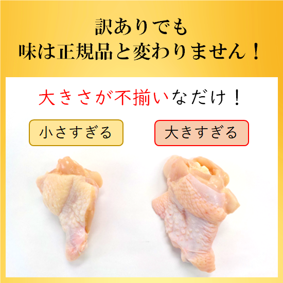 【訳あり】京丹波あじわいどり　手羽元　約360ｇ✕5